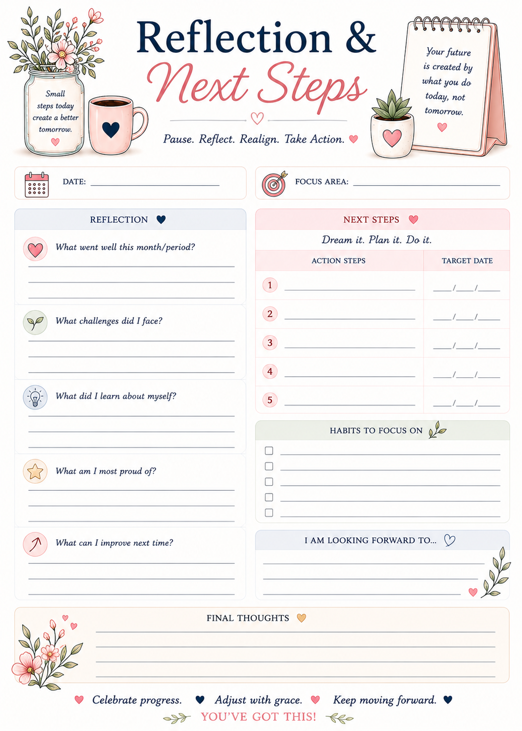 52-Week $5,000 Savings Challenge Printable | 35-Page Budget Planner