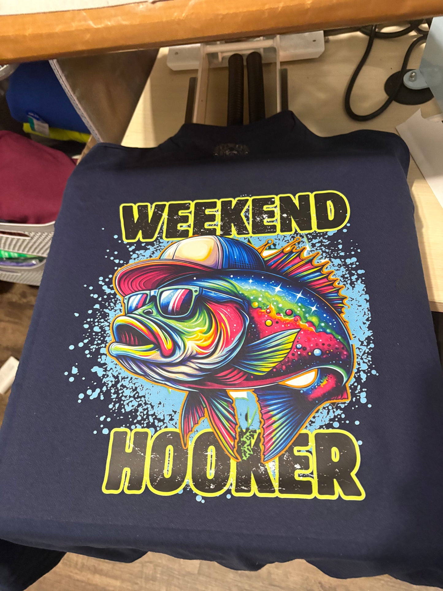 Weekend Hooker Fish T-Shirt