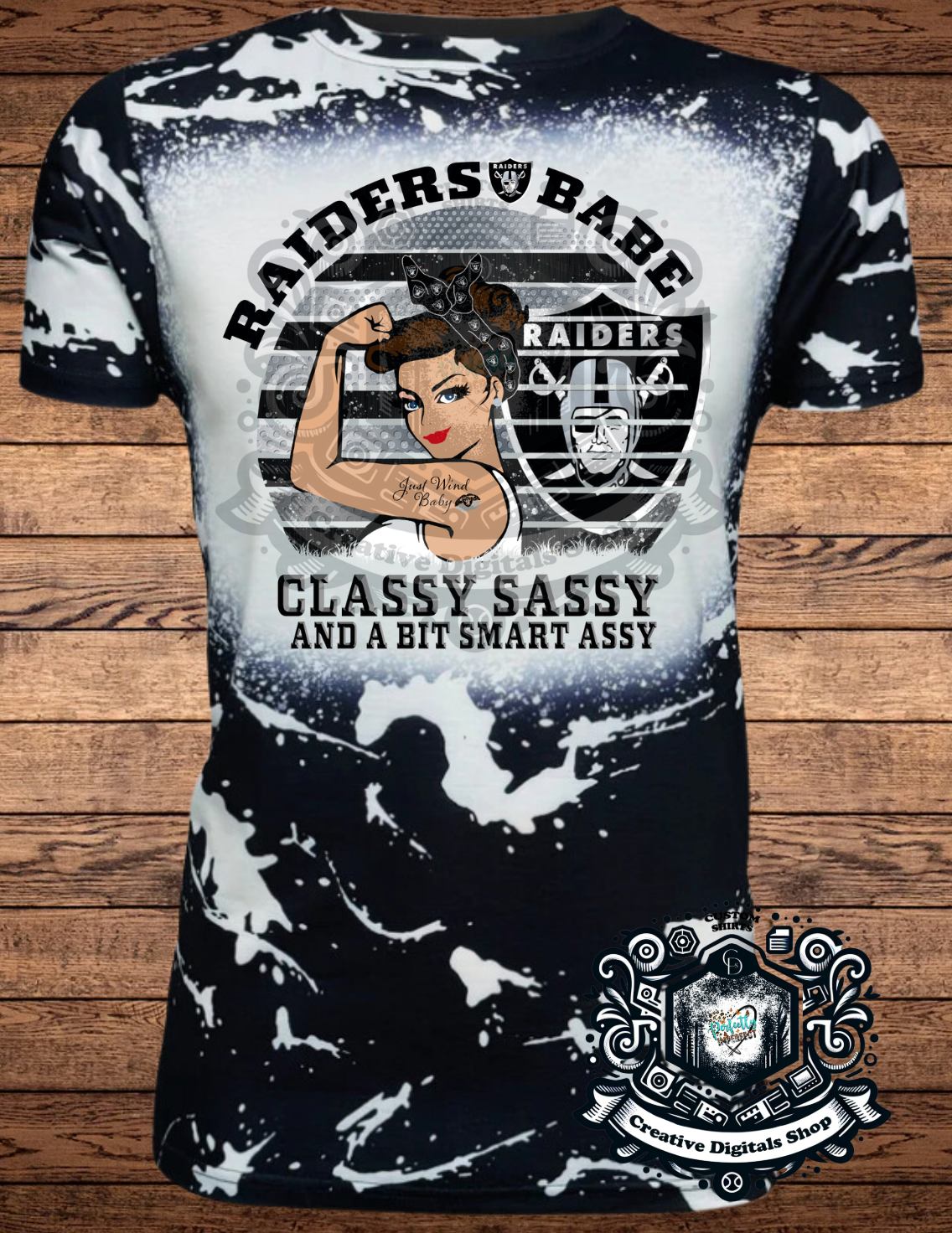 Raiders Babe Football T-Shirt