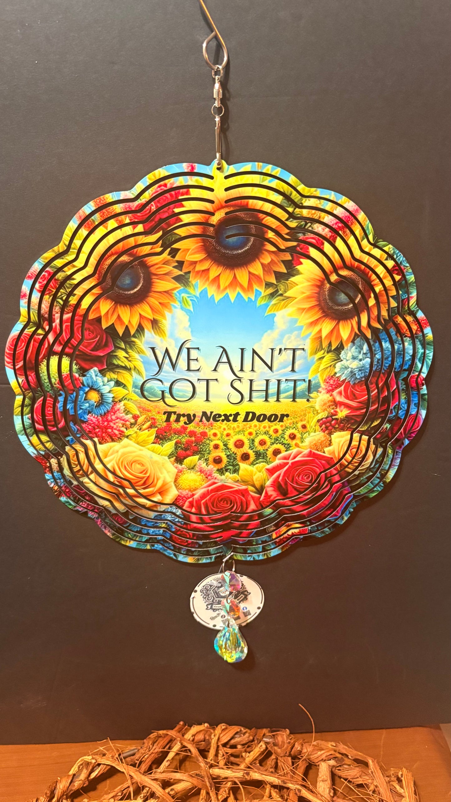 Sunflower Wind Spinner