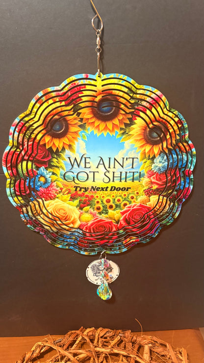 Sunflower Wind Spinner