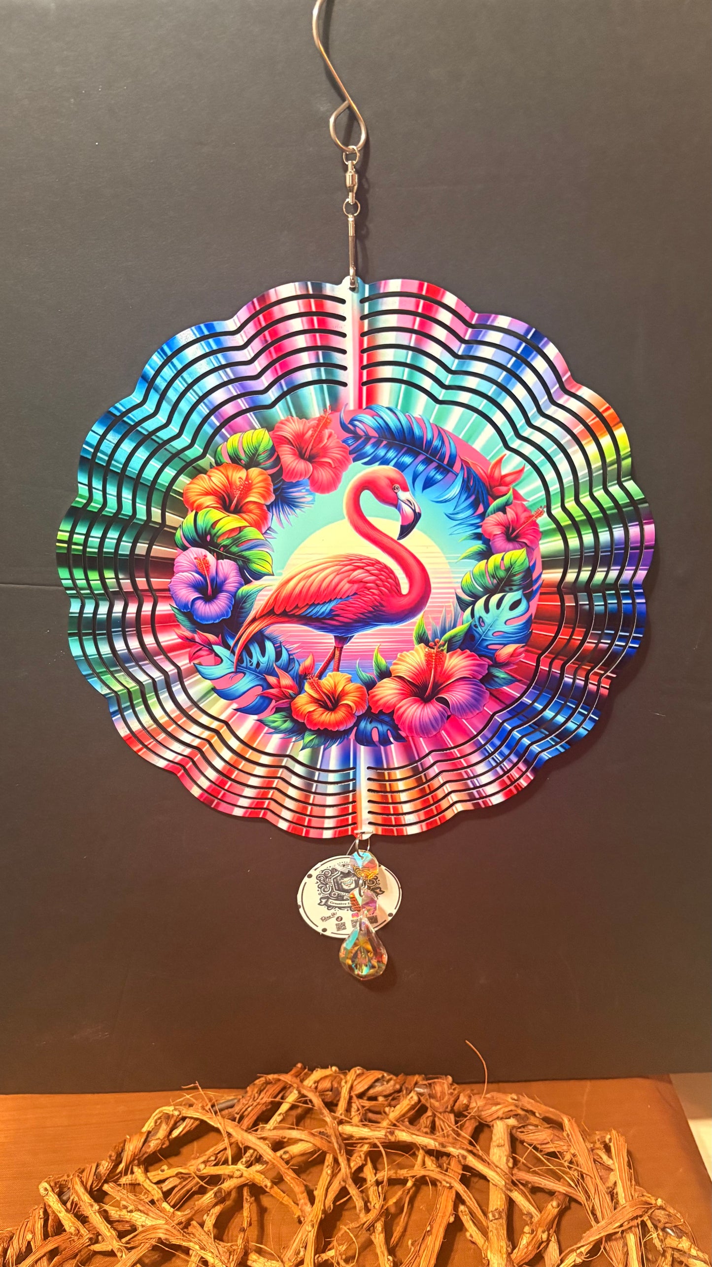 Flamingo Wind Spinner