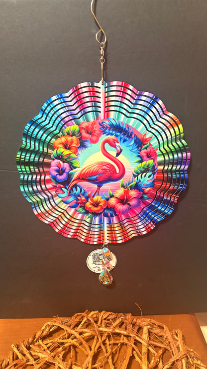 Flamingo Wind Spinner