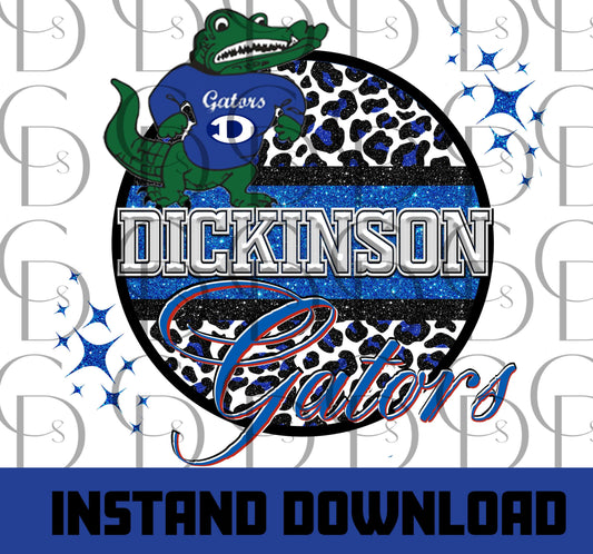 Dickinson Gators Mascot