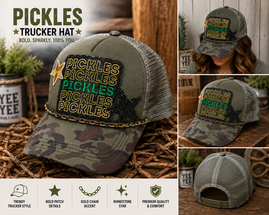 Pickles Trucker Hat – Fun, Trendy & Full of Personality - Creative Digitals Shop
