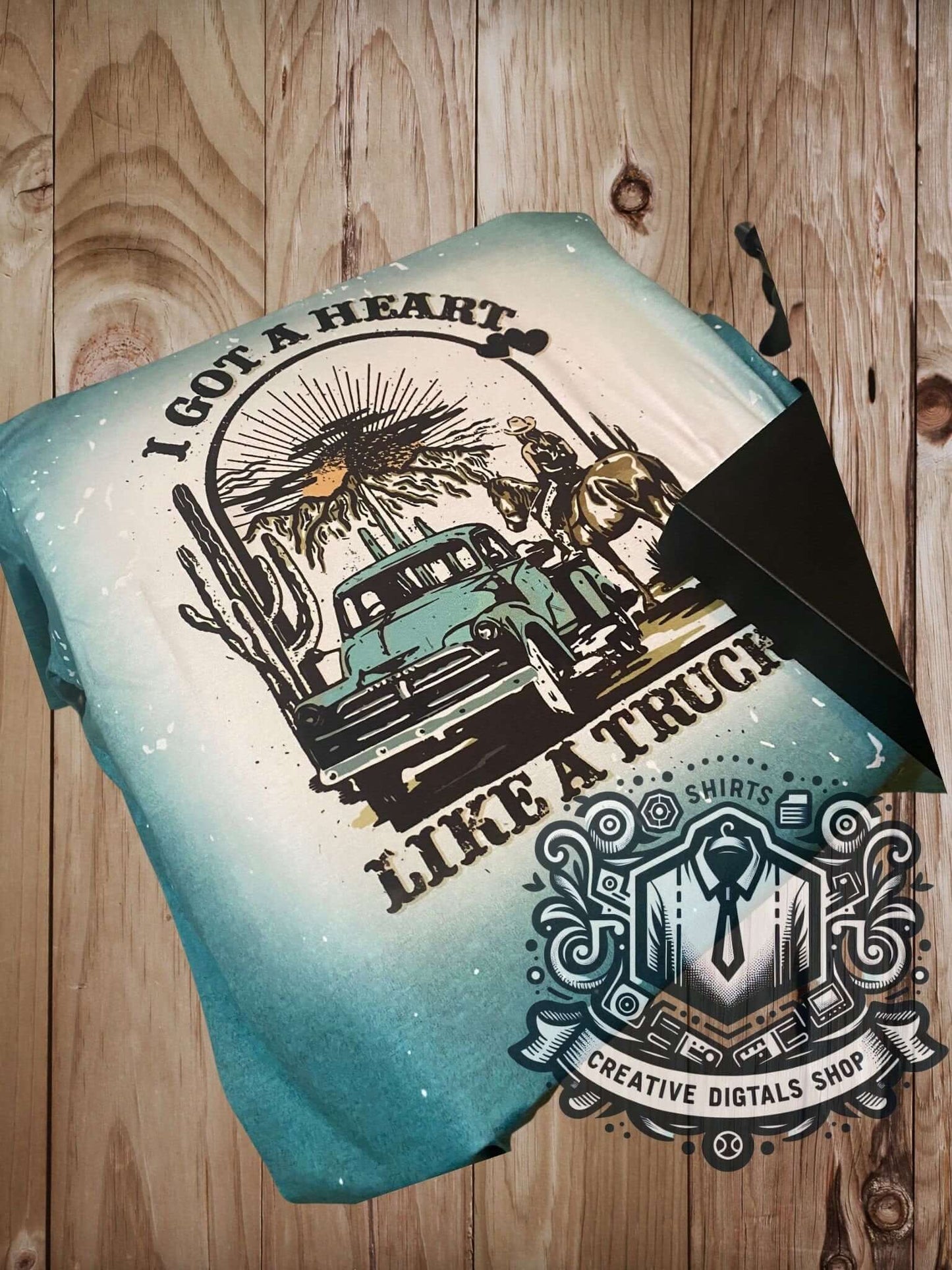 I Got A Heart Like A Truck T-Shirt - Creative Digitals Shop