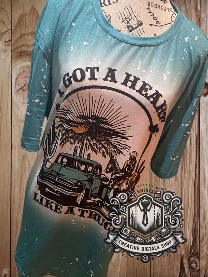 I Got A Heart Like A Truck T-Shirt - Creative Digitals Shop
